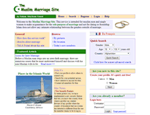 Tablet Screenshot of muslimmarriagesite.com